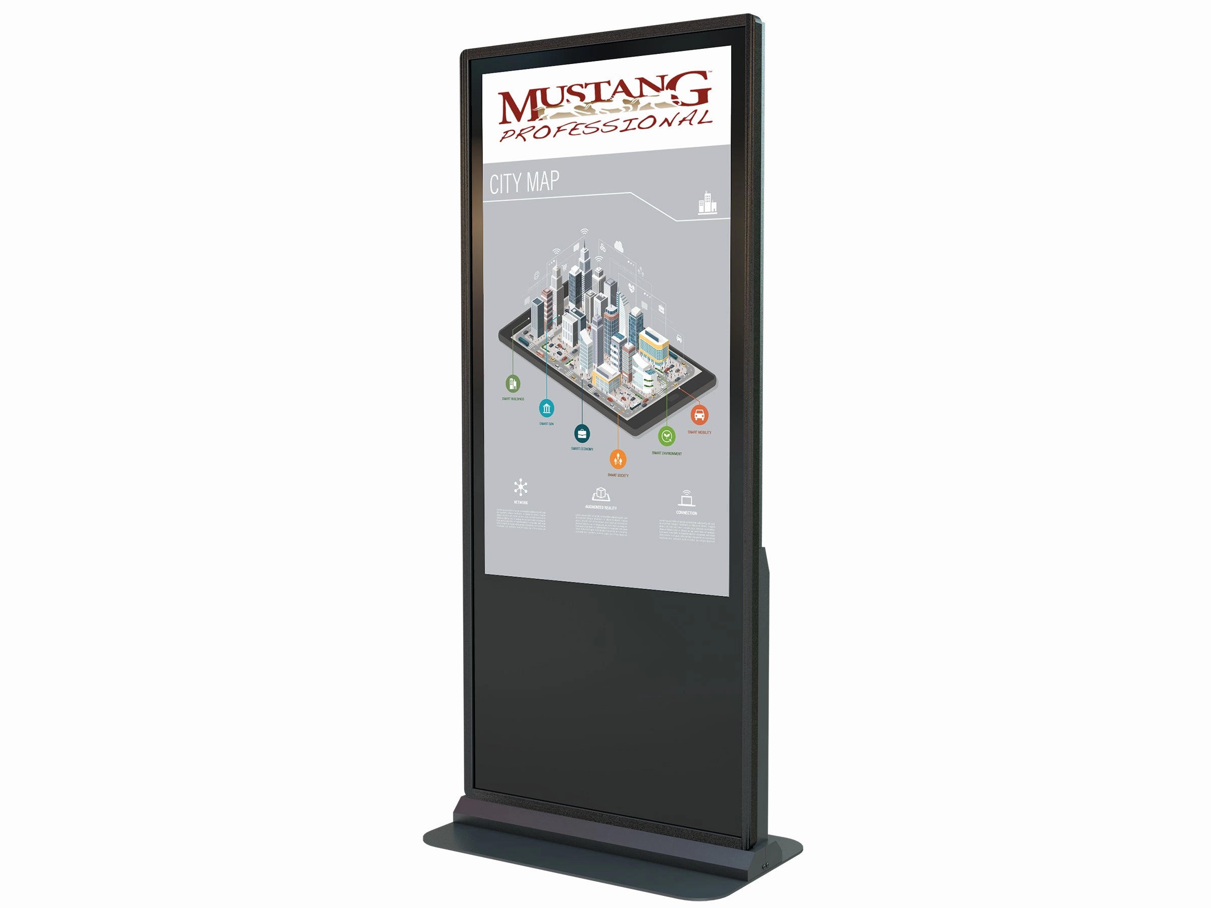 Mustang Professional Kiosk  All-In-One 55" Display and Touch