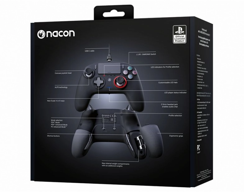 Nacon Revolution Pro Controller 3 Black For PS4 & PC