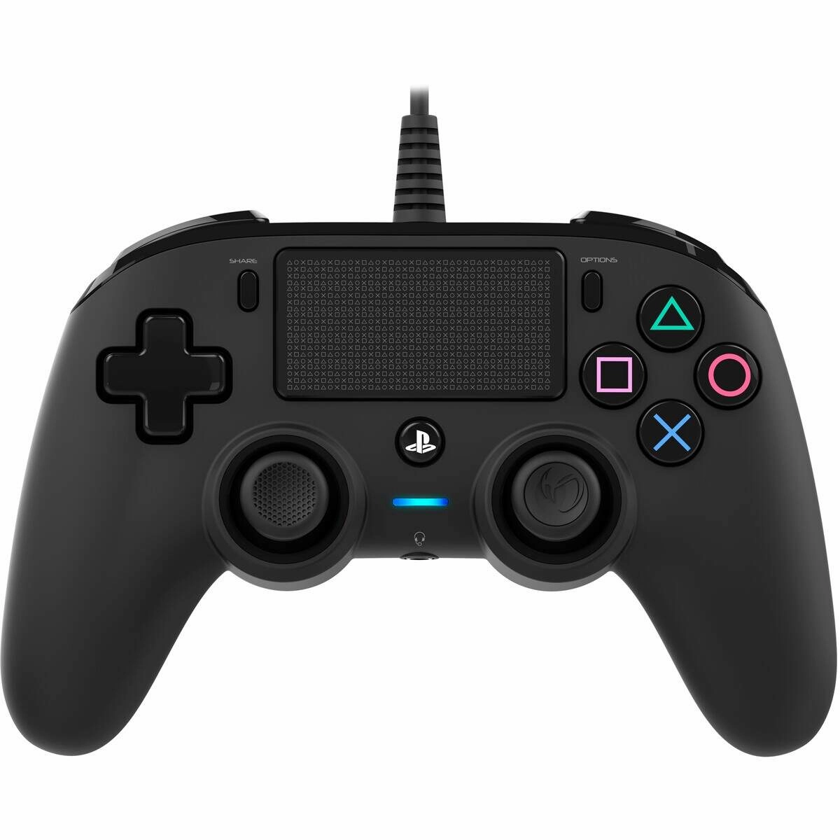 Nacon Wired Compact Controller For PlayStation 4 - Black