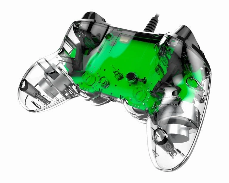 Nacon Wired Illuminated Compact Controller For PlayStation 4 - Green