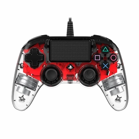 Nacon Wired Illuminated Compact Controller For PlayStation 4 - Red