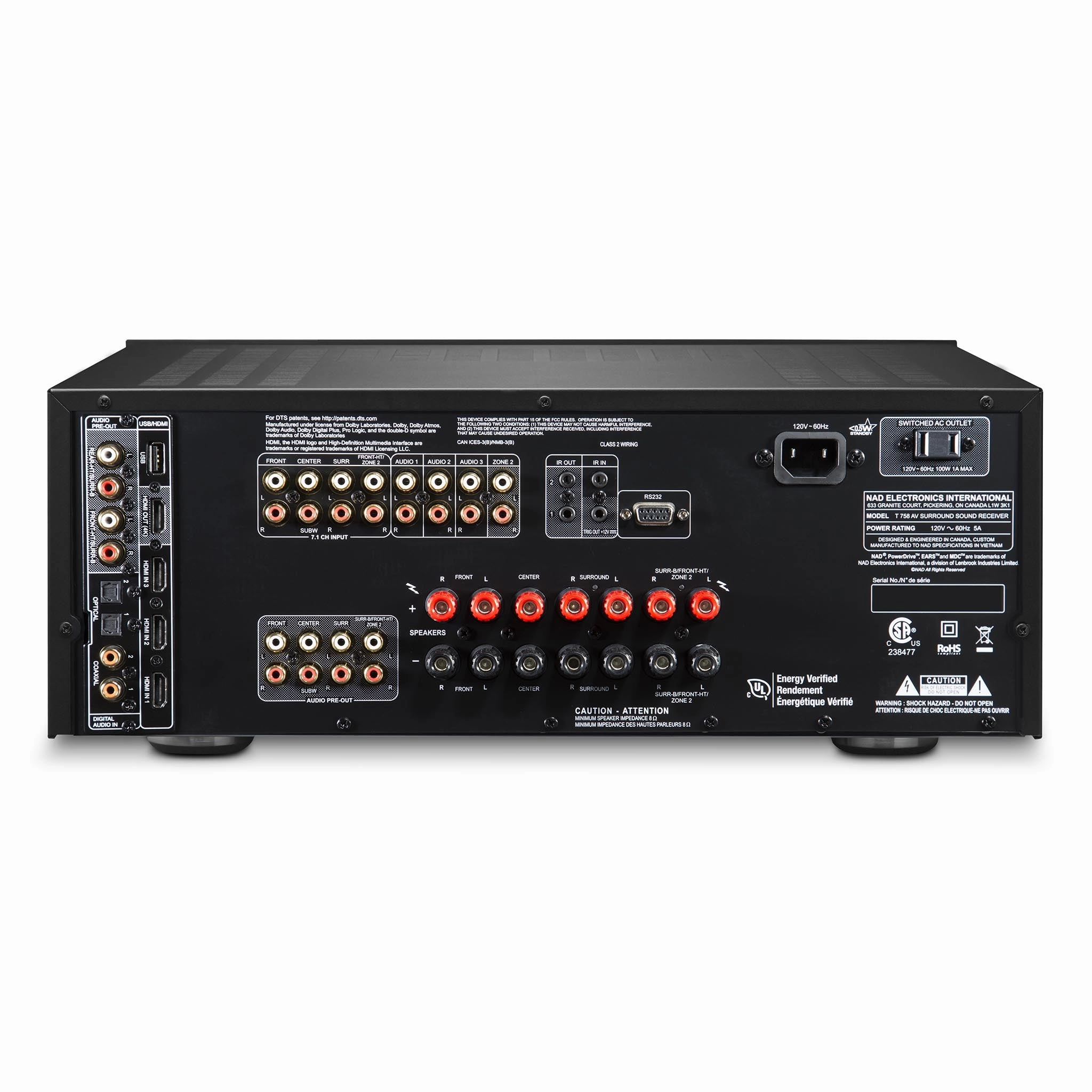 NAD T 758 V3i AV Receiver