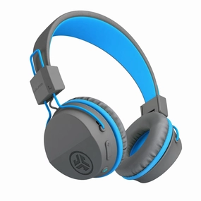 Neon Wireless On-Ear Headphones Blue bass headphones, foldable headphones