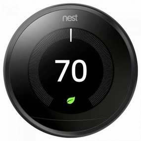 Nest T3016US Thermostat 3rd Gen, Carbon Black