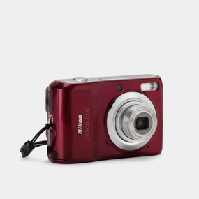 Nikon Coolpix L20 Maroon Point and Shoot Digital Camera canon