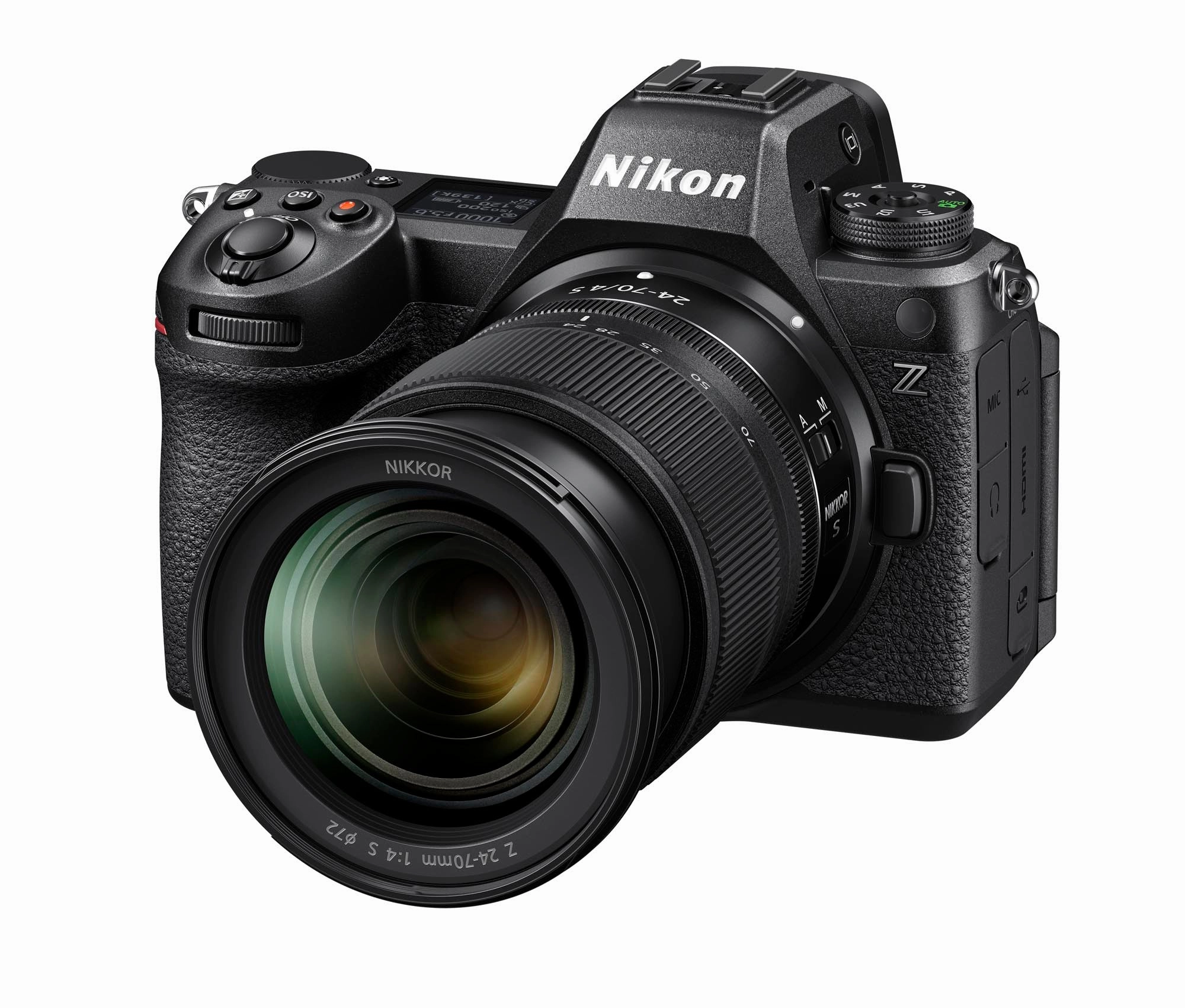 Nikon Z6 III Mirrorless Camera Body with Nikon Z 24-70mm f/4 S Lens