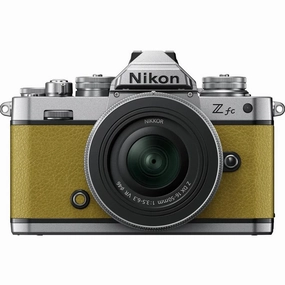 Nikon Z fc Body Mustard Yellow Nikkor Z DX 16-50mm f/3.5-6.3 VR SL Lens Kit portrait photography