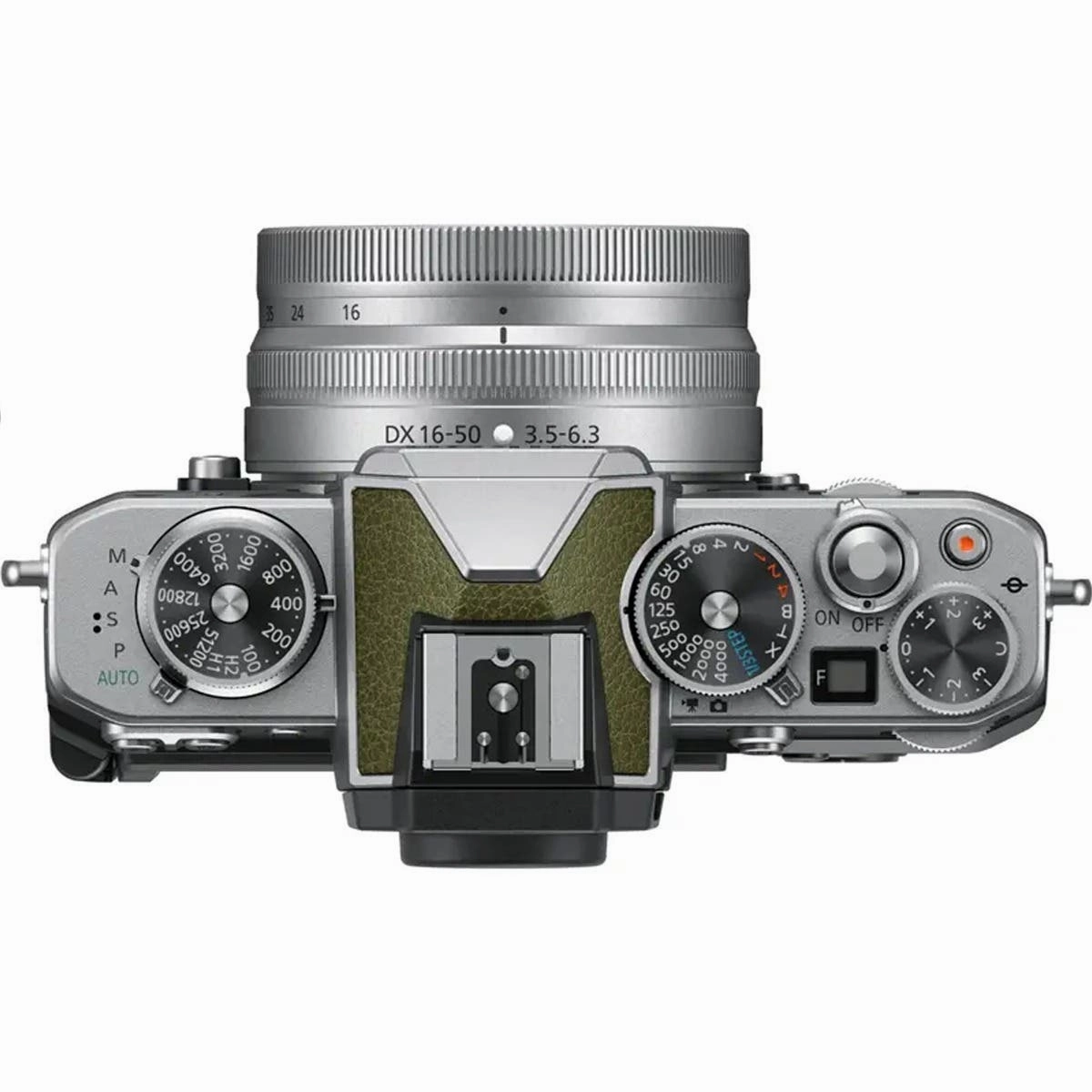 Nikon Z fc Body Olive Green   Z DX 16-50mm f/3.5-6.3 VR SL   50-250mm f/4.5-6.3 VR Kit