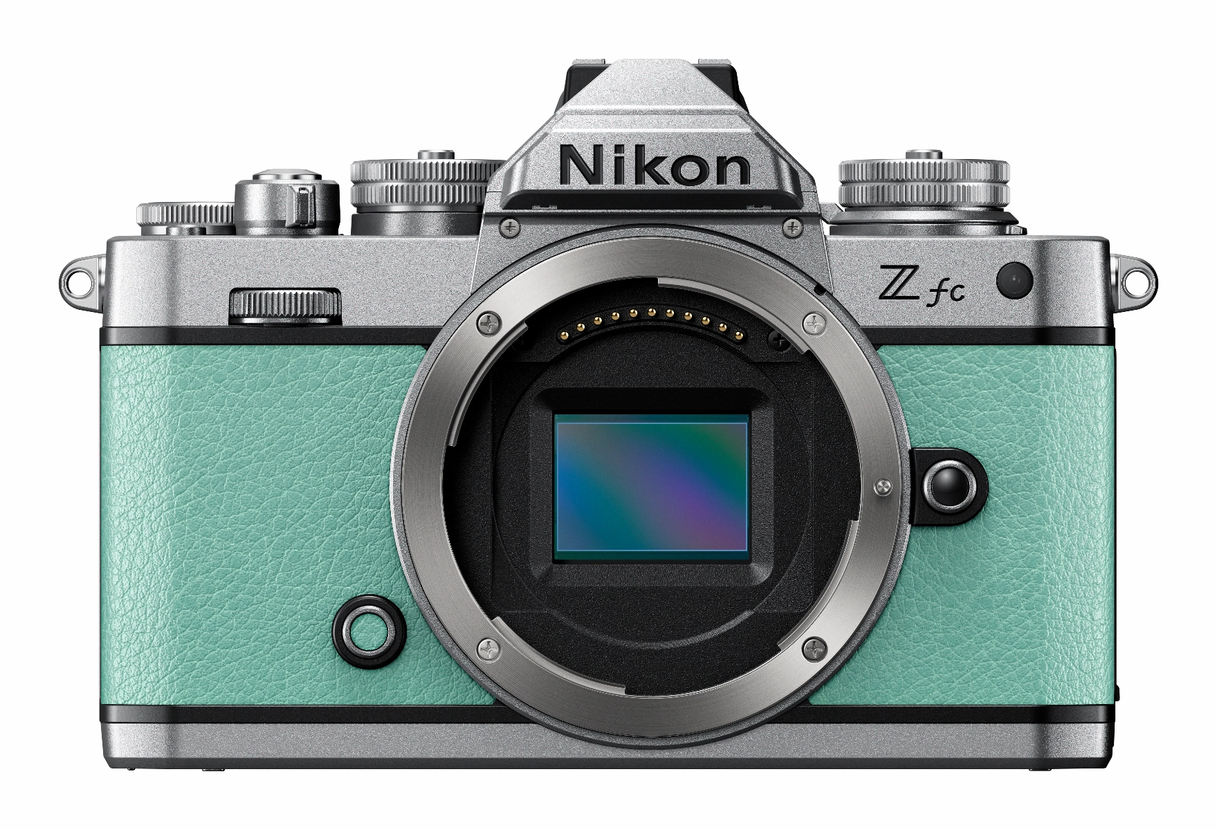 Nikon Z fc Mirrorless Camera (Mint Green) portrait photography