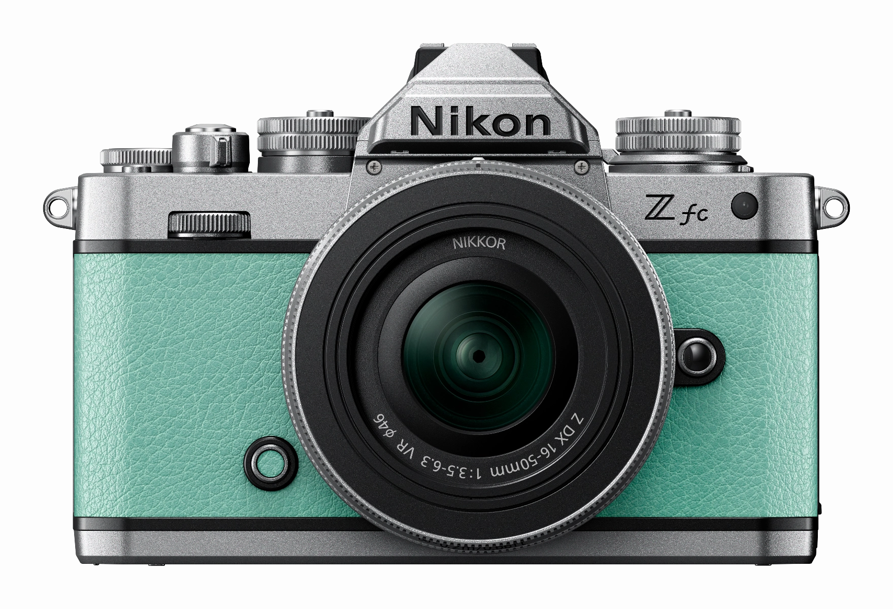 Nikon Z fc Mirrorless Camera with NIKKOR Z DX 16-50mm and DX 50-250mm Lens (Mint Green) portrait photography