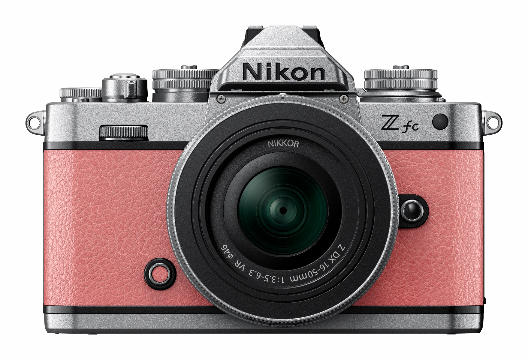 Nikon Z fc Mirrorless Camera with Z DX 16-50mm f/3.5-6.3 VR Lens (Coral Pink) portrait photography