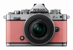 Nikon Z fc Mirrorless Camera with Z DX 16-50mm f/3.5-6.3 VR Lens (Coral Pink) portrait photography
