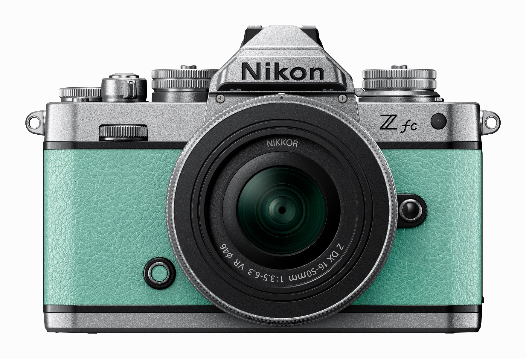 Nikon Z fc Mirrorless Camera with Z DX 16-50mm f/3.5-6.3 VR Lens (Mint Green) portrait photography
