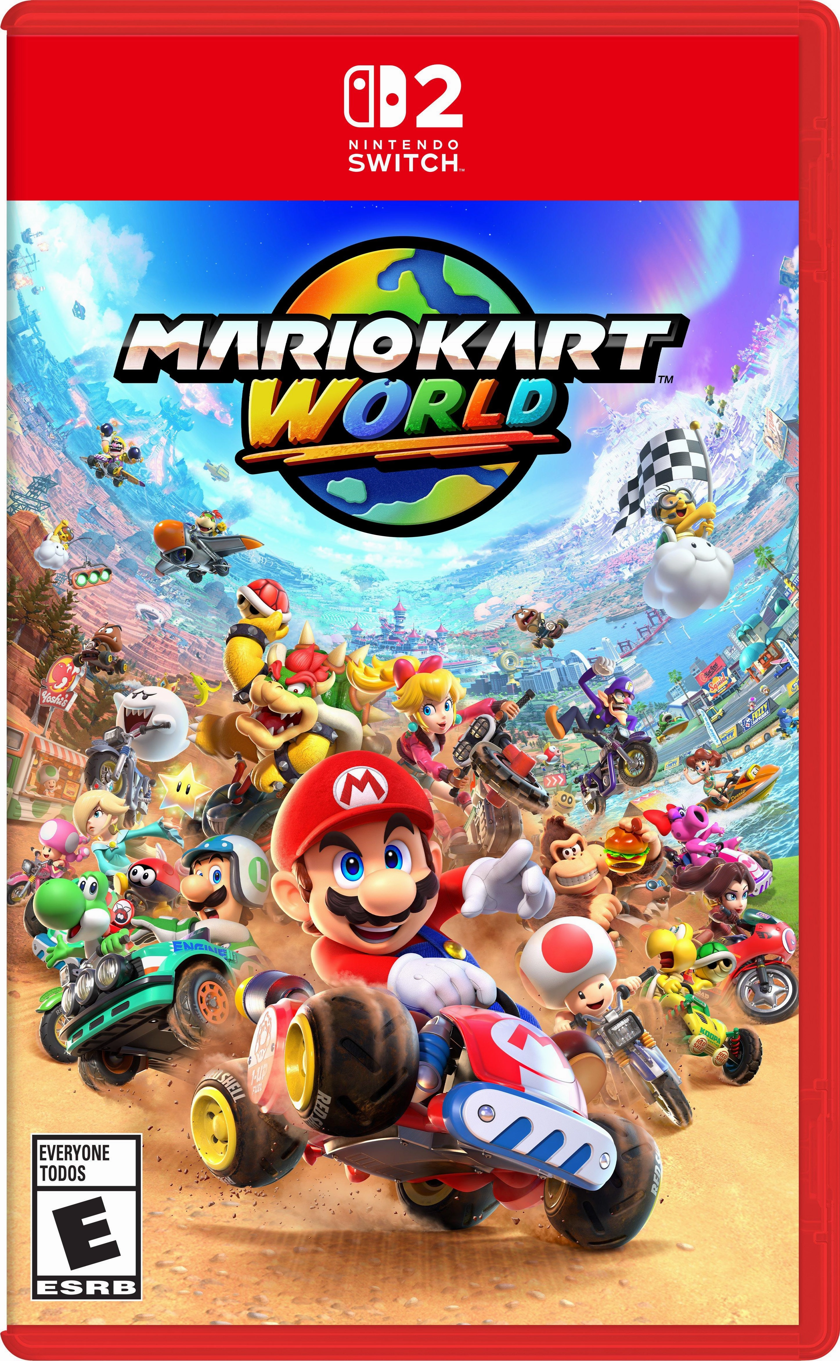 Nintendo Switch 2 Console with Mario Kart World USA ( CD ) Bundle