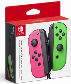 Nintendo Switch Joy-Con (L/R) Controllers - Green & Pink