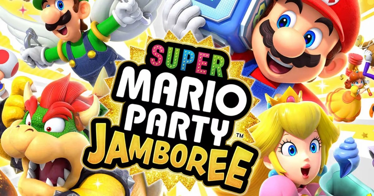 Nintendo Switch OLED Bundle 1: (Console  Joycon Grip Bag 2 New Games Mario Party Jamboree & Legend of Zelda: Echoes of Wisdom)