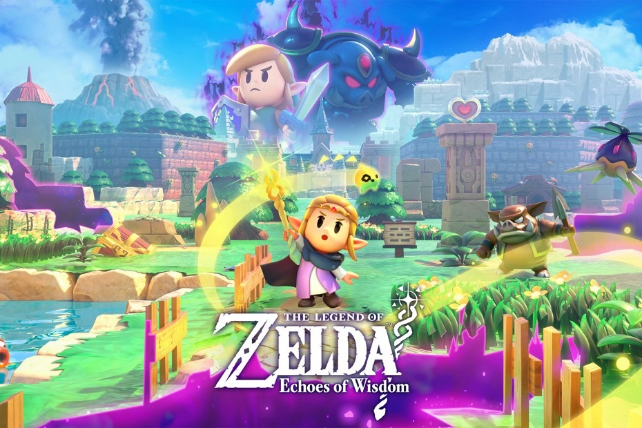 Nintendo Switch OLED Bundle 1: (Console  Joycon Grip Bag 2 New Games Mario Party Jamboree & Legend of Zelda: Echoes of Wisdom)