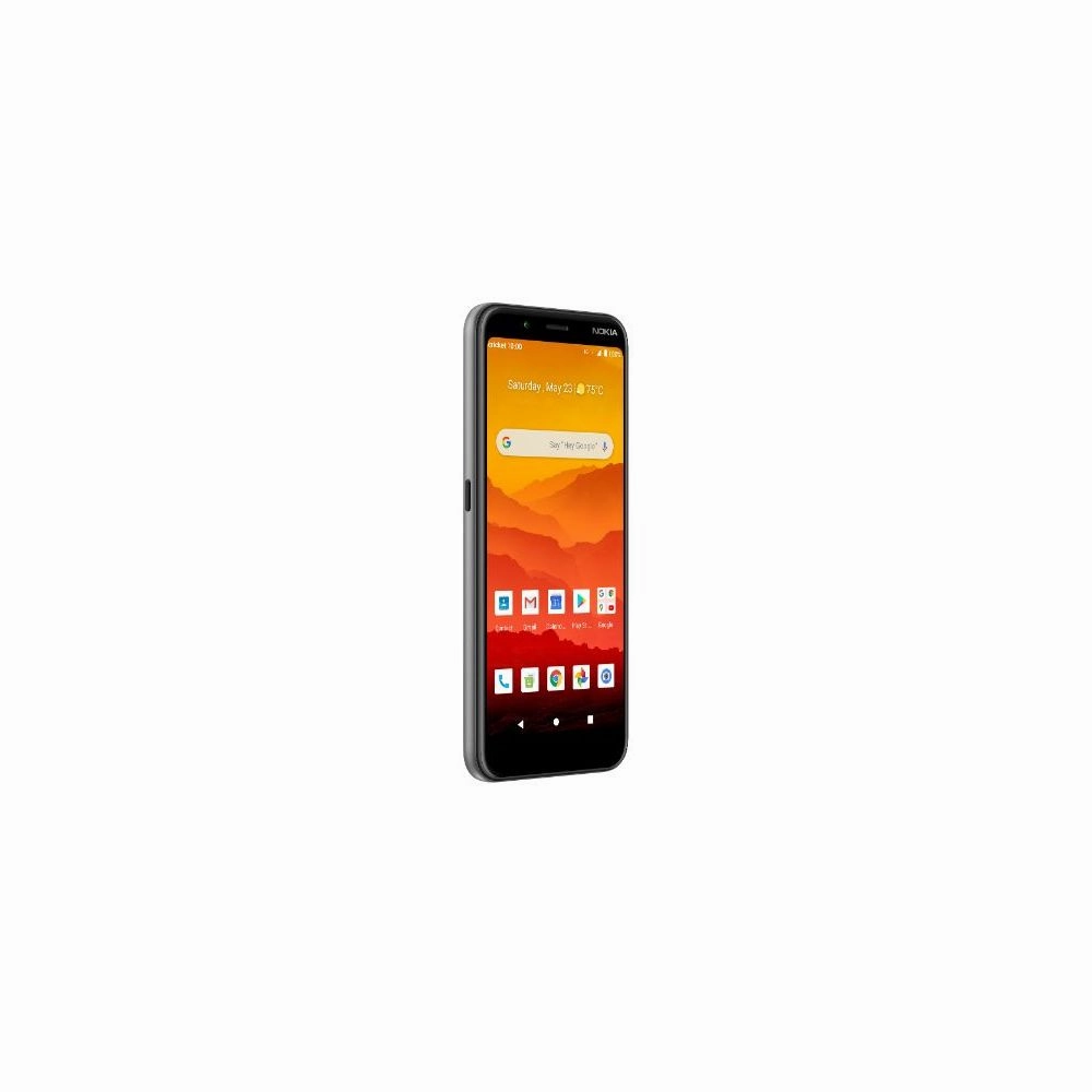 Nokia DNKN5002 Cricket Wireless C2 Tennen 32GB Prepaid Smartphone Steel