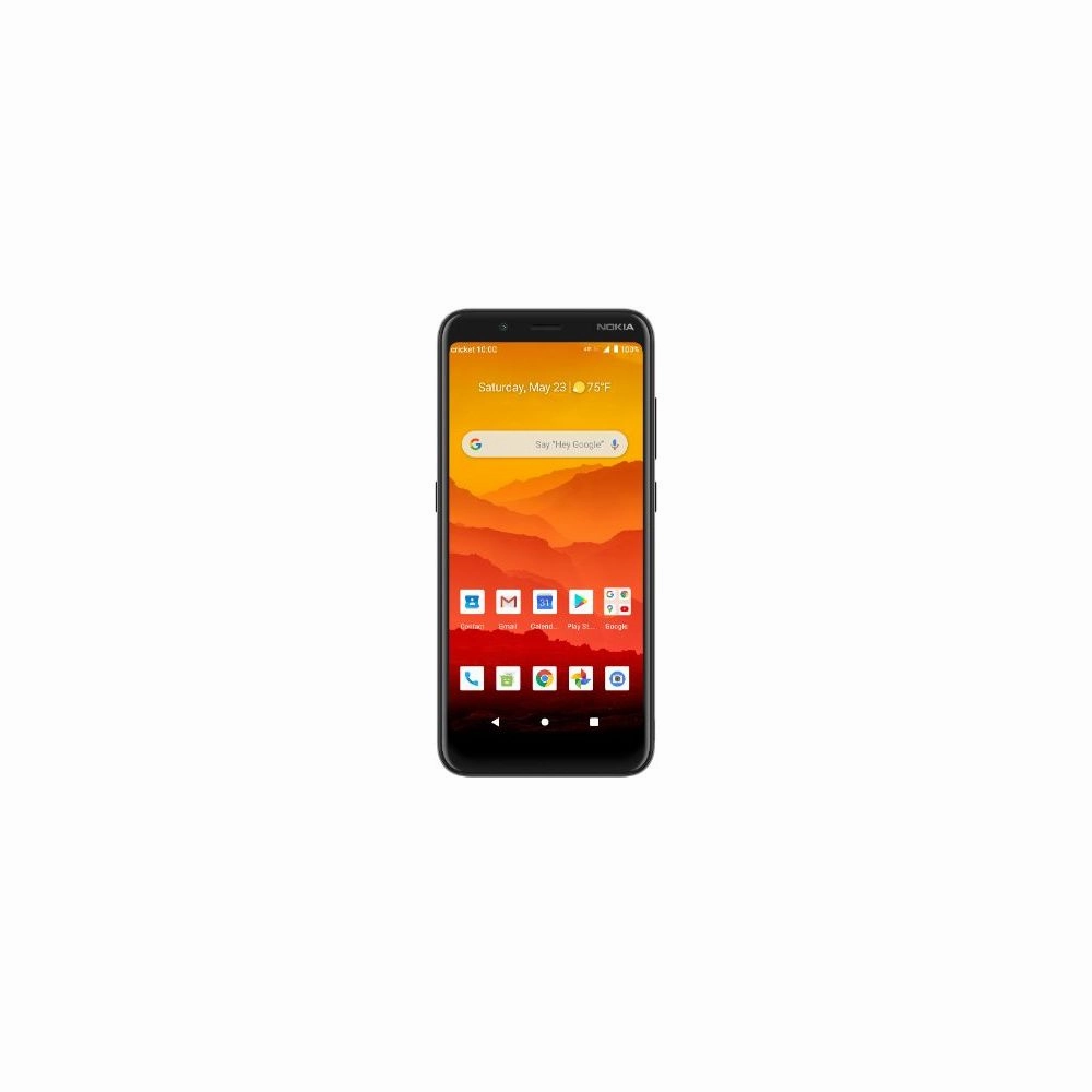 Nokia DNKN5002 Cricket Wireless C2 Tennen 32GB Prepaid Smartphone Steel Cell Phone