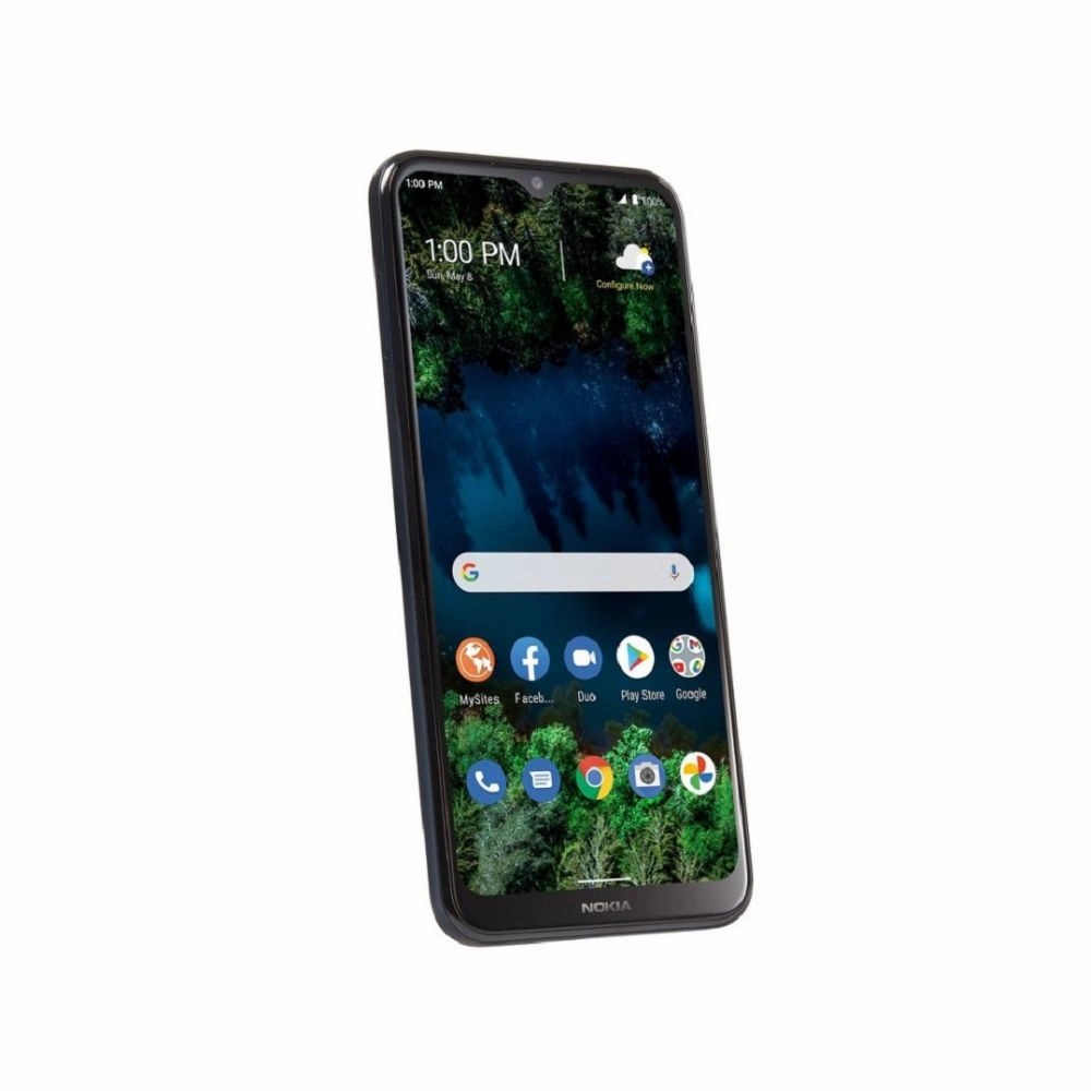 Nokia G100 4G (32GB) 6.5'' Screen 13MP Triple Camera CDMA Straight Talk Prepaid Smartphone - Blue