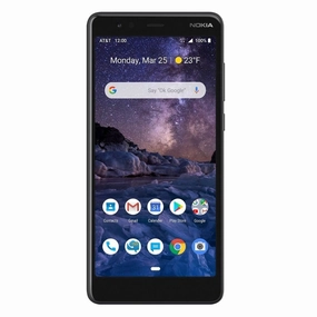Nokia TA1140 3.1a with 32GB AT&T Prepaid Smartphone, Black Cell Phone