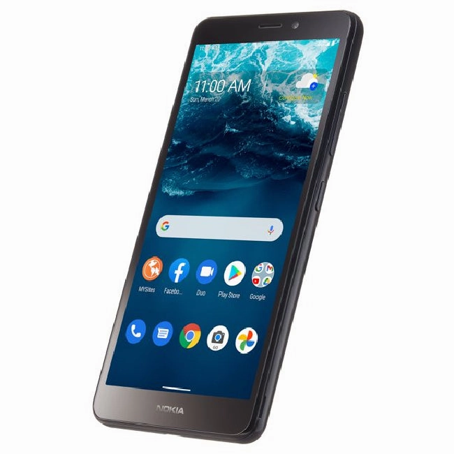 Nokia WFMNKN152DGP5P C100 3GB RAM 32GB Storage 5.45'' 4G Family Mobile Prepaid Smartphone, Blue