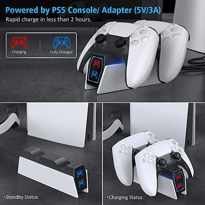 Oivo CHARGING DOCK FOR PS5 - White