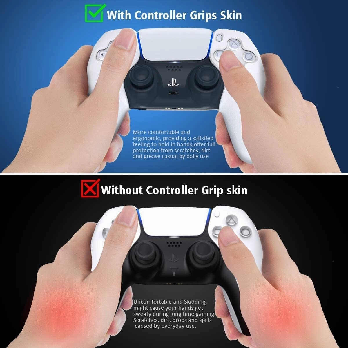 OIVO controller Grip Skin for PlayStation 5