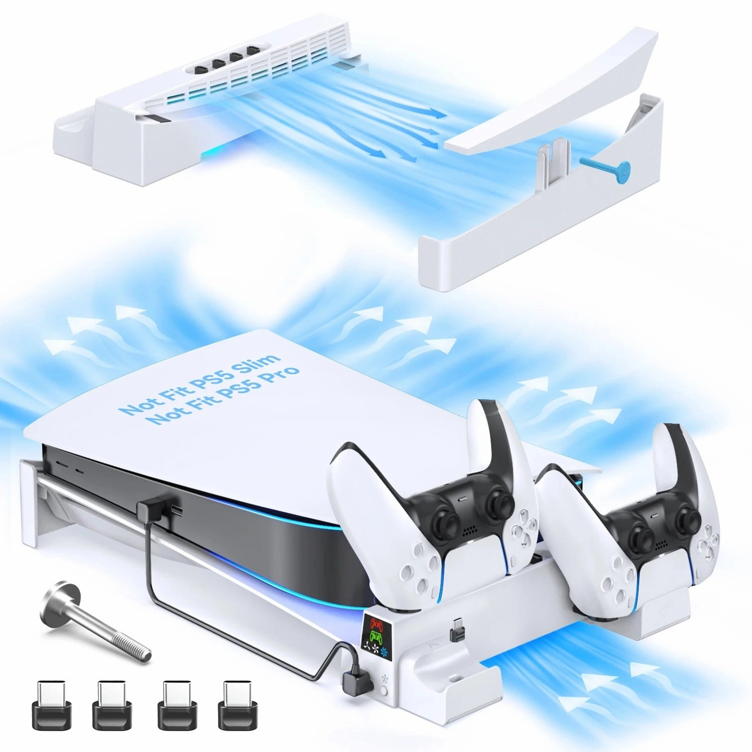 Oivo Horizontal Stand For P5 Disc & Digital Edition - White