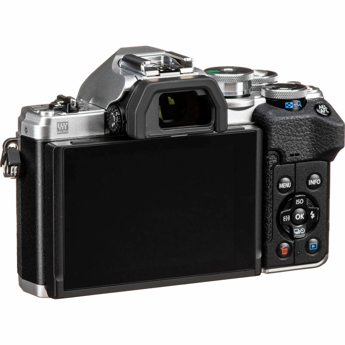 Olympus OM-D E-M10 Mark IV Mirrorless Camera with 14-42mm Lens (Silver)