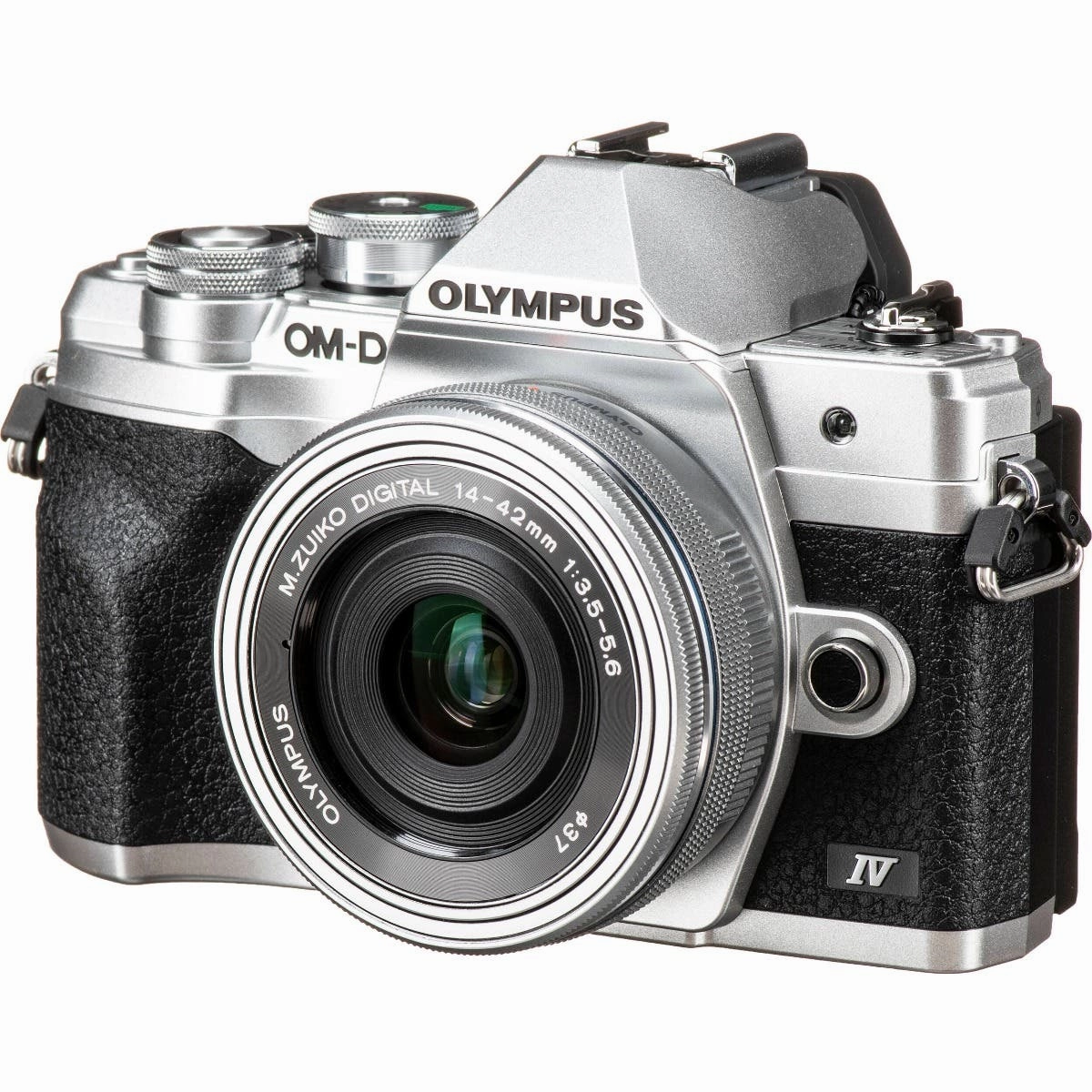 Olympus OM-D E-M10 Mark IV Mirrorless Camera with 14-42mm Lens (Silver) portrait photography