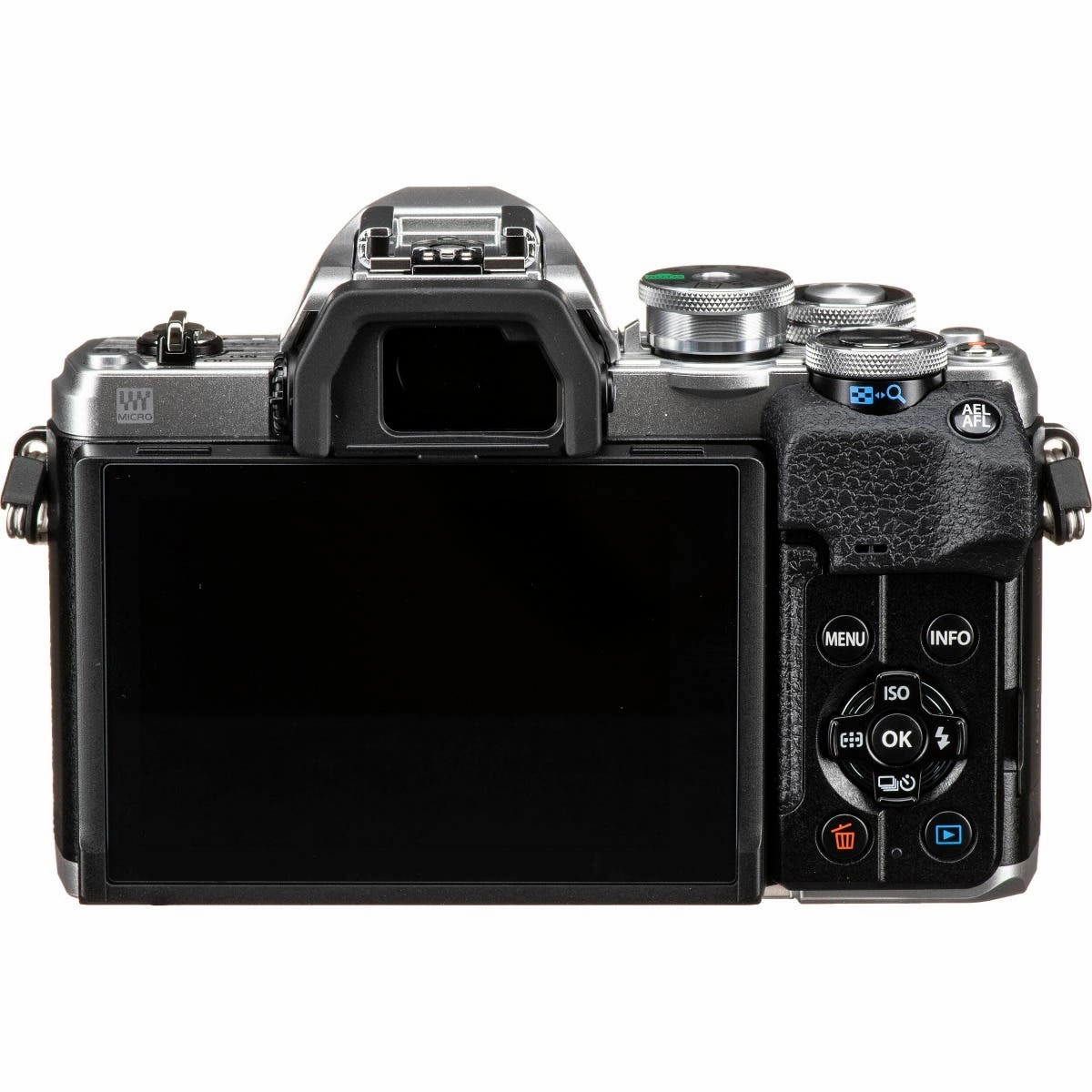 Olympus OM-D E-M10 Mark IV Mirrorless Camera with 14-42mm Lens (Silver)