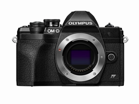Olympus OM-D E-M10 Mark IV Mirrorless Compact Pro Camera Body Black portrait photography