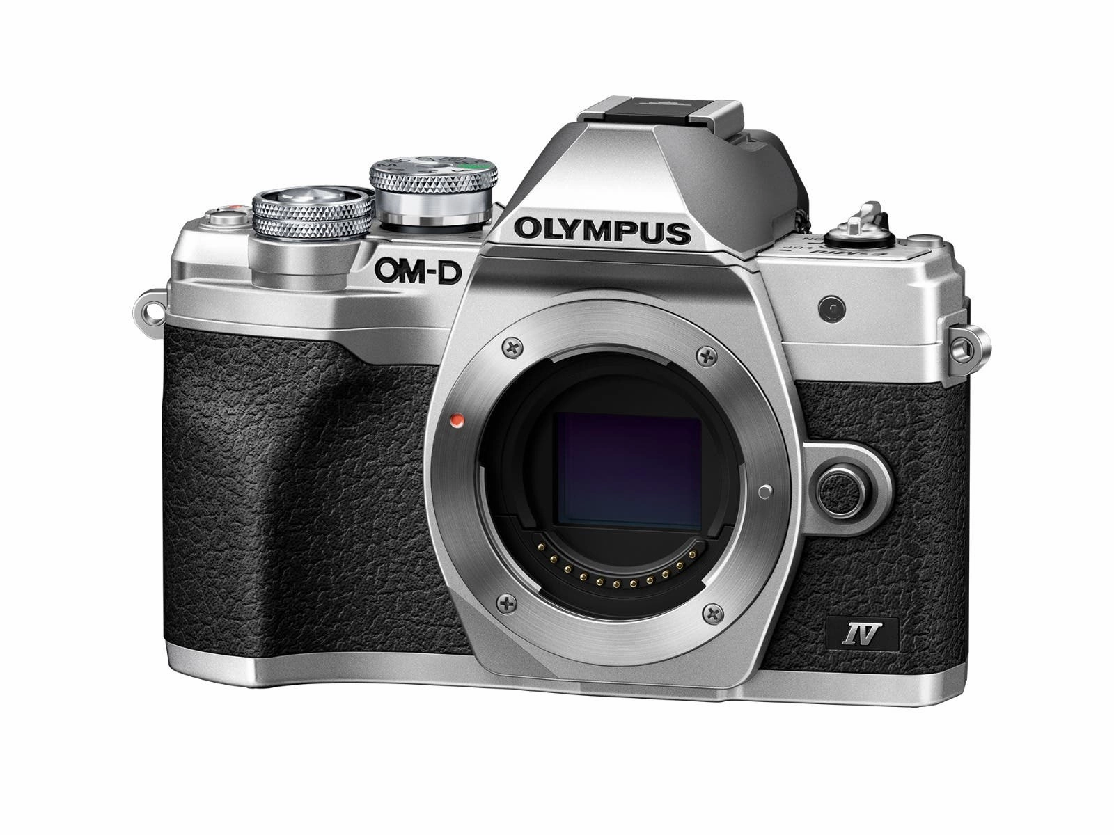 Olympus OM-D E-M10 Mark IV Mirrorless Compact Pro Camera Body Silver