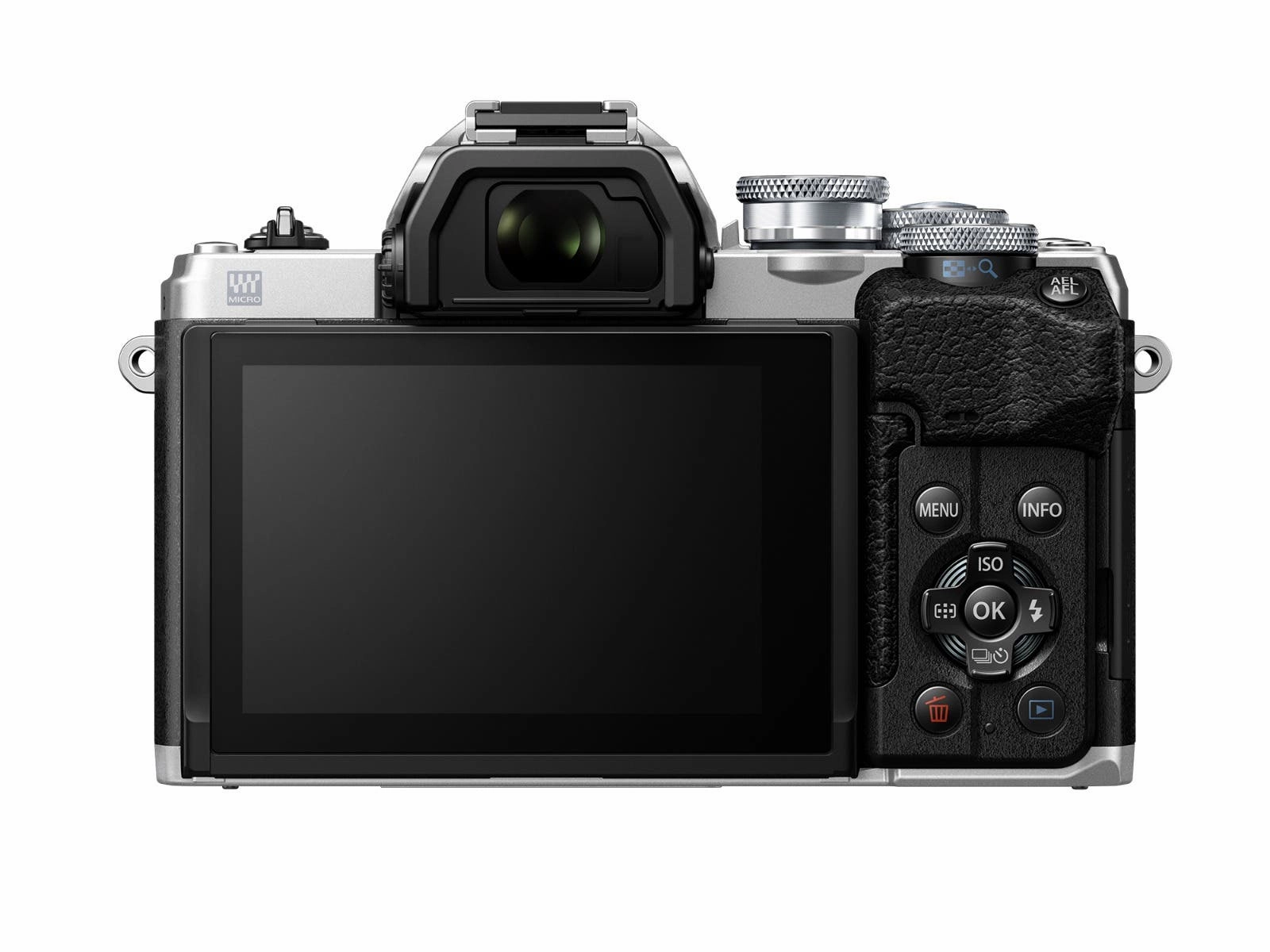 Olympus OM-D E-M10 Mark IV Mirrorless Compact Pro Camera Body Silver