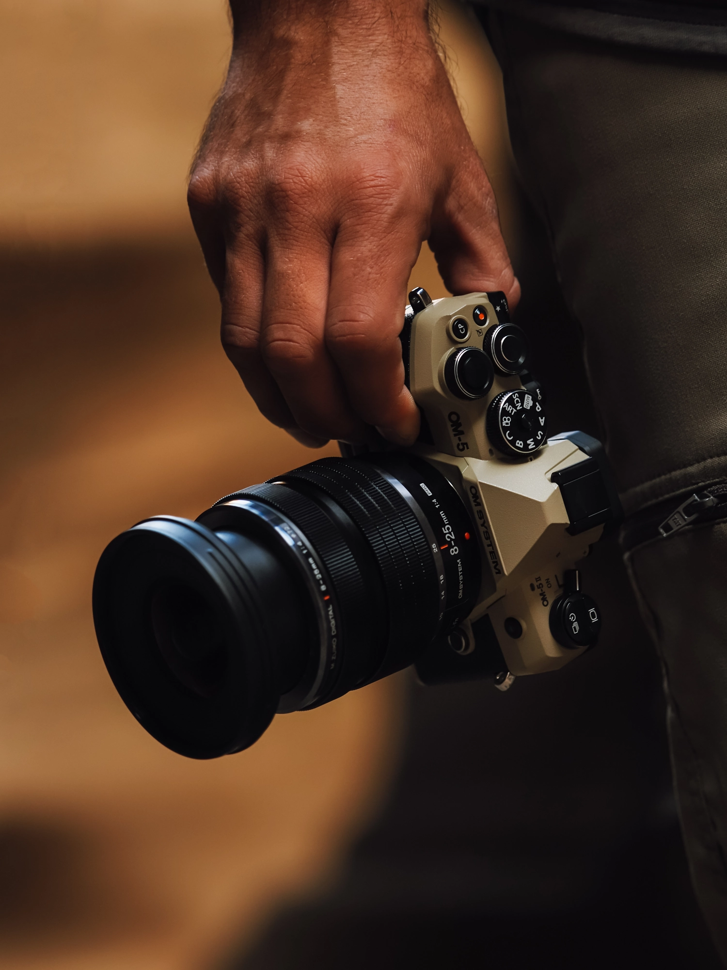 OM System OM-5 Mark II Mirrorless Camera - Sand Beige