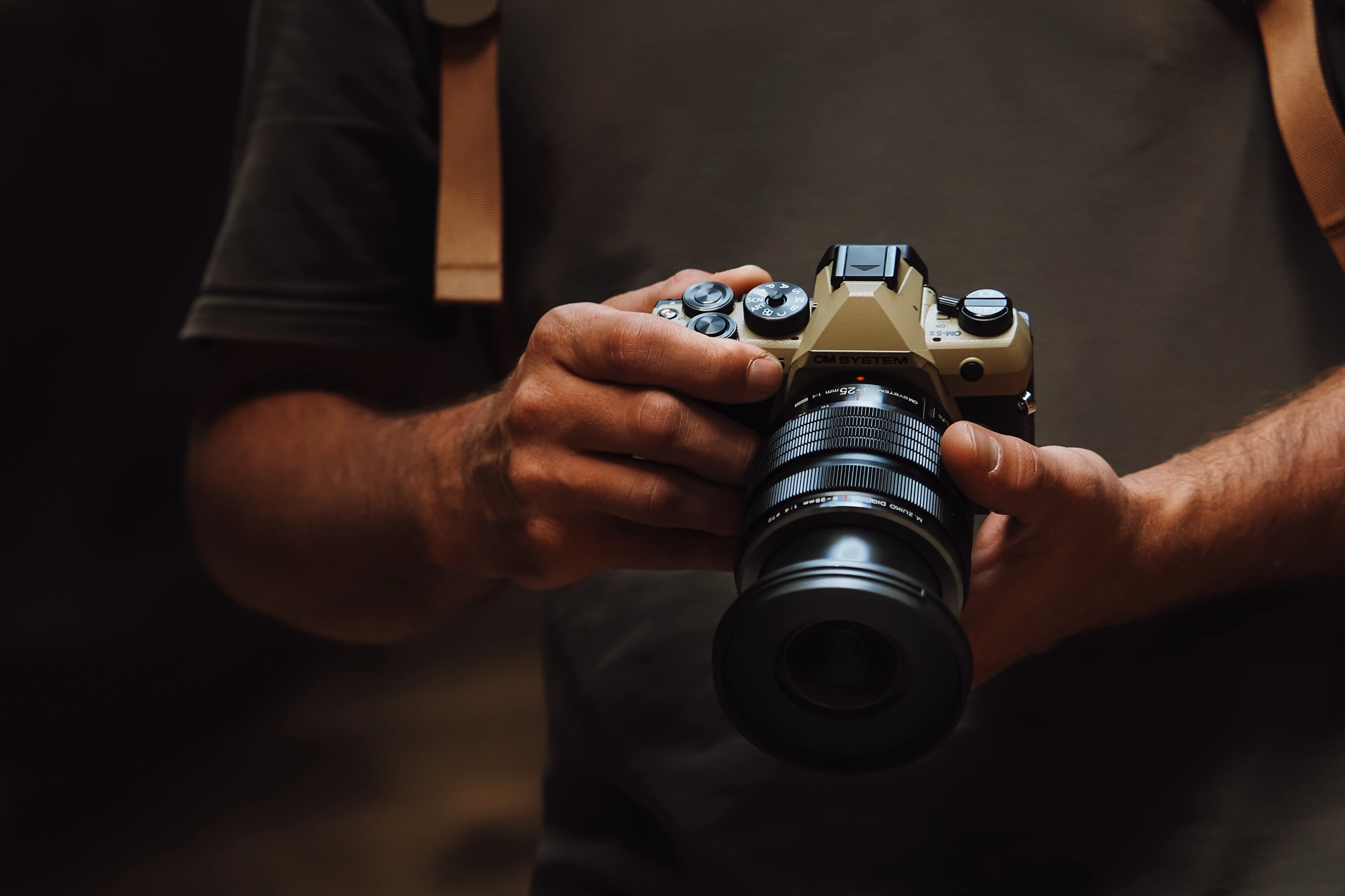 OM System OM-5 Mark II Mirrorless Camera - Sand Beige