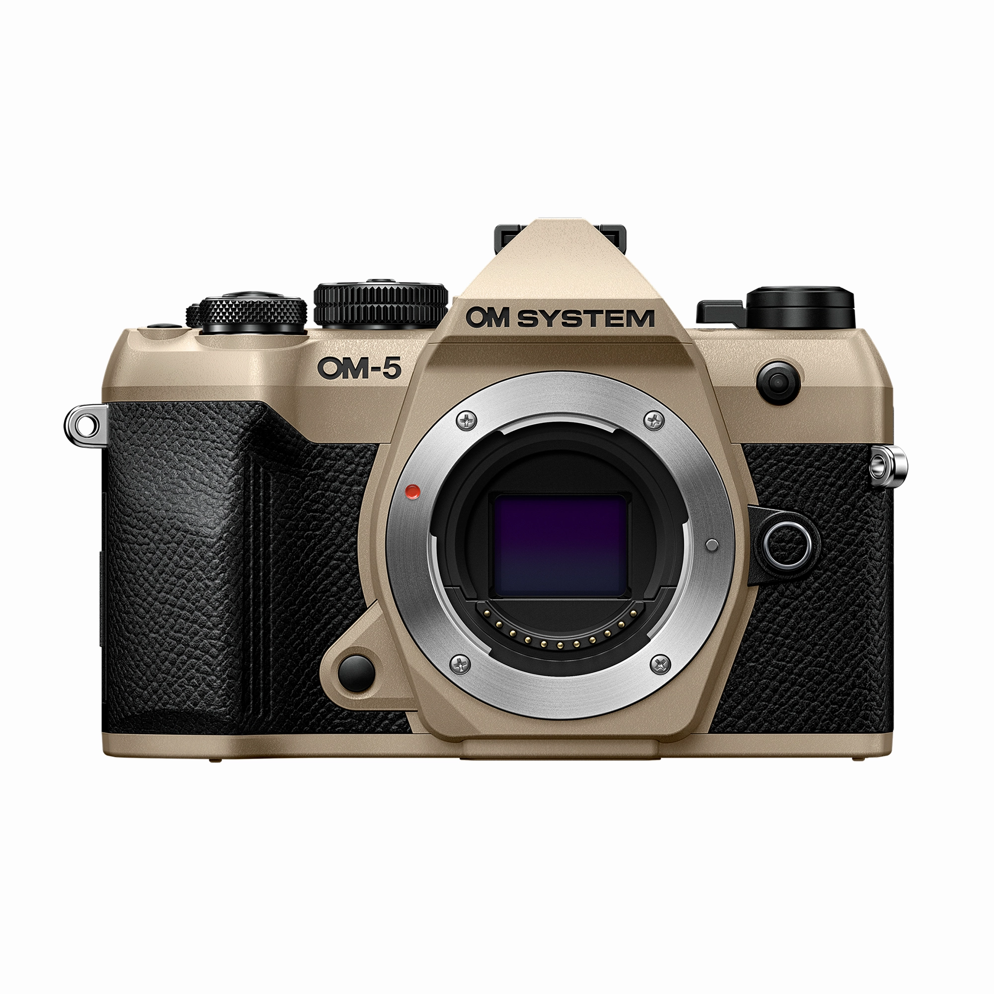 OM System OM-5 Mark II Mirrorless Camera - Sand Beige digital camera