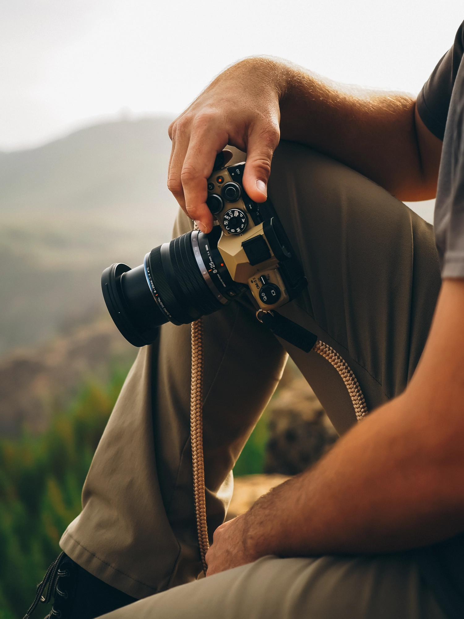 OM System OM-5 Mark II Mirrorless Camera - Sand Beige