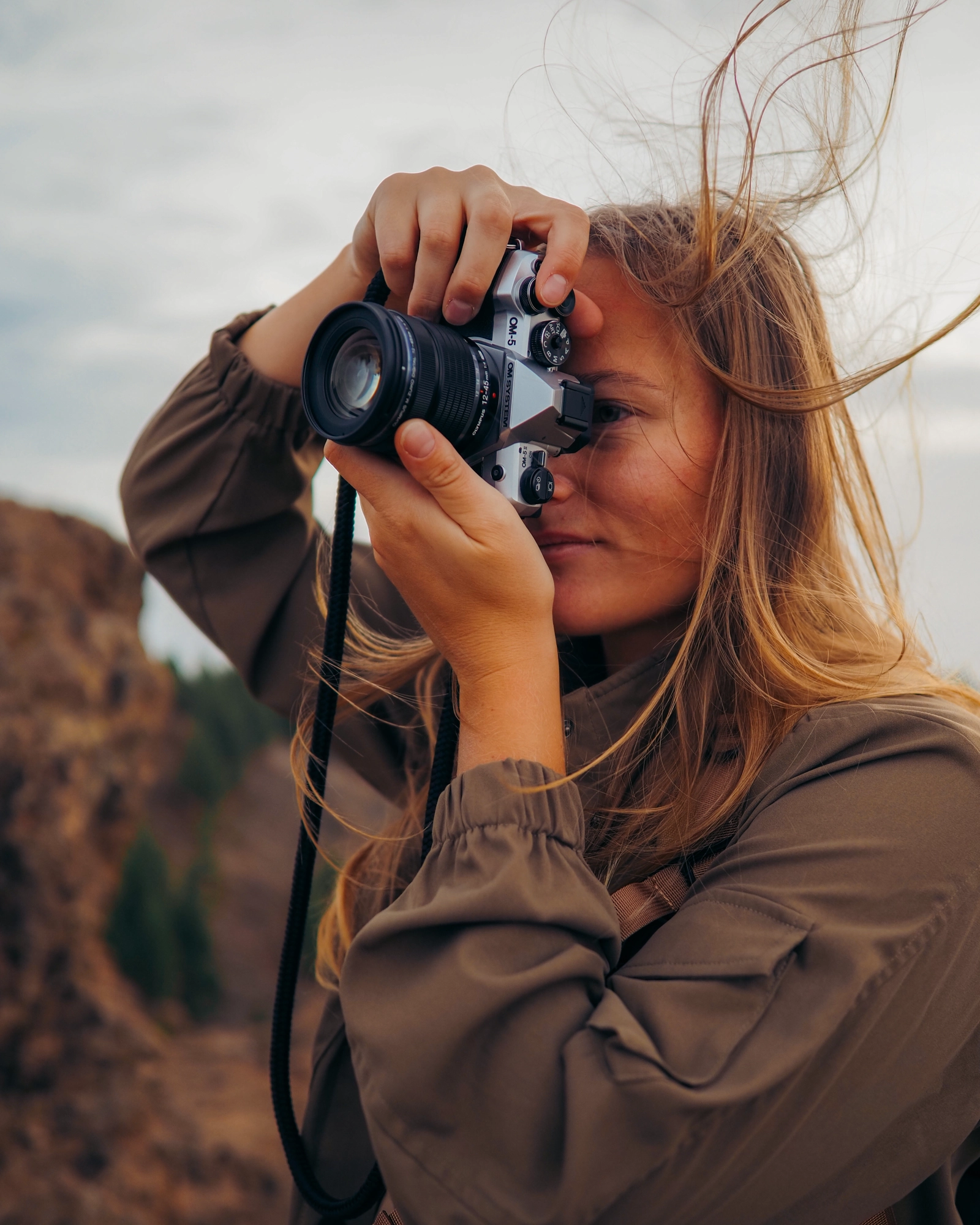 OM System OM-5 Mark II Mirrorless Camera with 12-45mm f/4.0 PRO Lens - Silver
