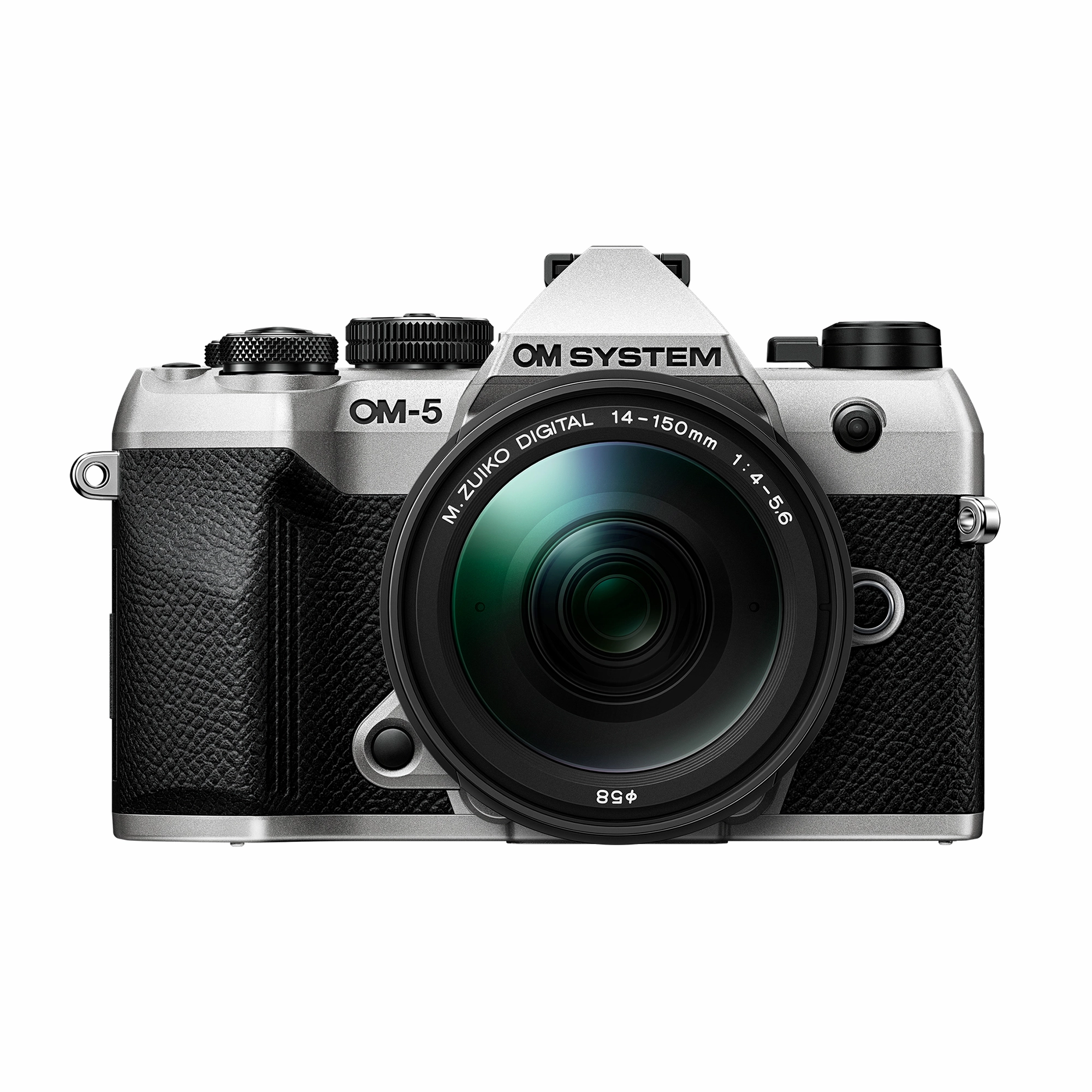 OM System OM-5 Mark II Mirrorless Camera with 14-150mm f/4.0-5.6 II OM Lens - Silver