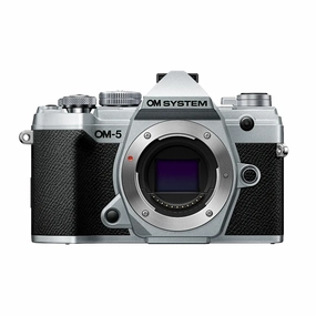 OM System OM-5 Mirrorless Camera - Silver digital camera