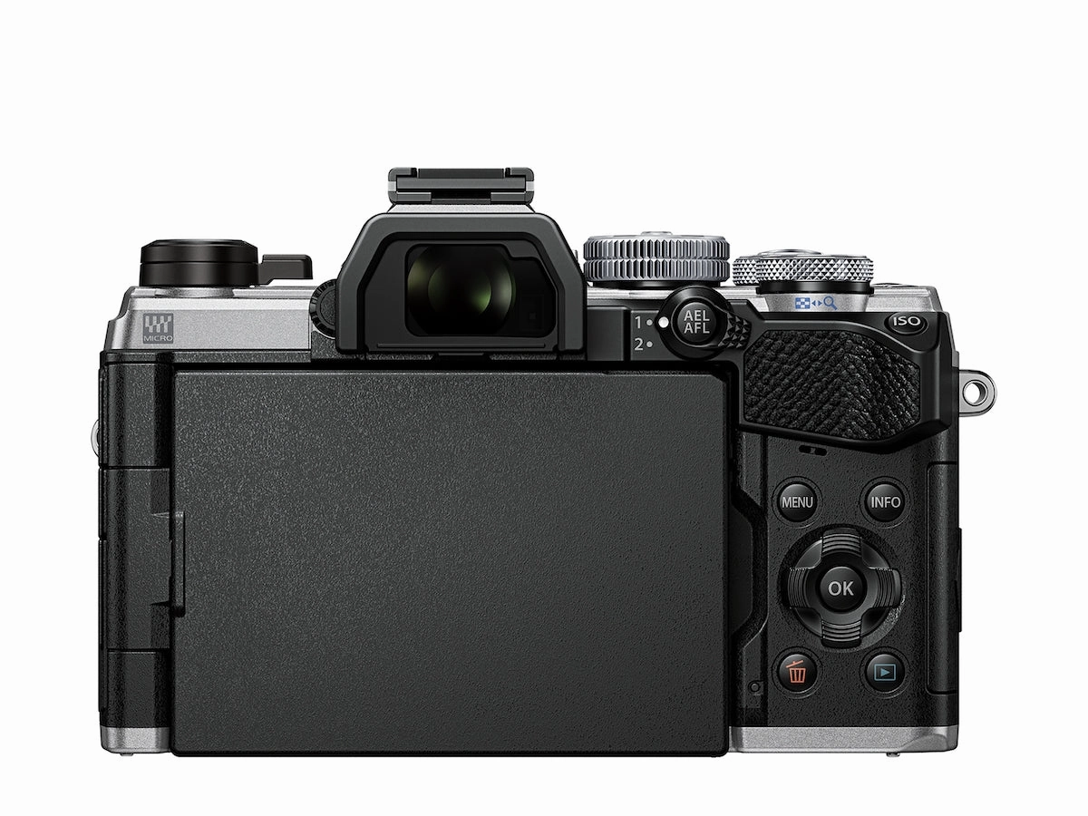 OM System OM-5 Mirrorless Camera with 12-45mm f/4 PRO Lens - Silver