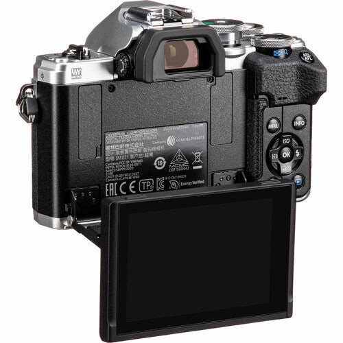 OM System OM-D E-M10 Mark IV Camera with 14-42mm EZ Lens - Silver
