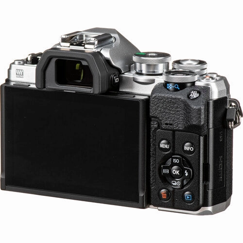 OM System OM-D E-M10 Mark IV Camera with 14-42mm EZ Lens - Silver
