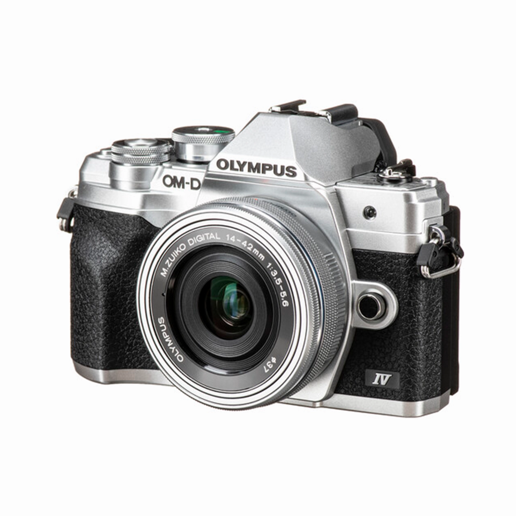 OM System OM-D E-M10 Mark IV Camera with 14-42mm EZ Lens - Silver