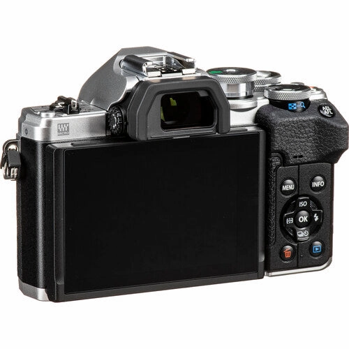OM System OM-D E-M10 Mark IV Camera with 14-42mm EZ Lens - Silver