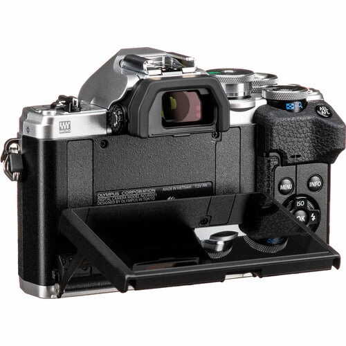 OM System OM-D E-M10 Mark IV Camera with 14-42mm EZ Lens - Silver