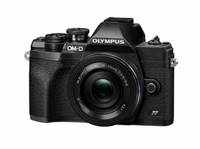 OM System OM-D E-M10 Mark IV with 14-42mm Lens - Black digital camera