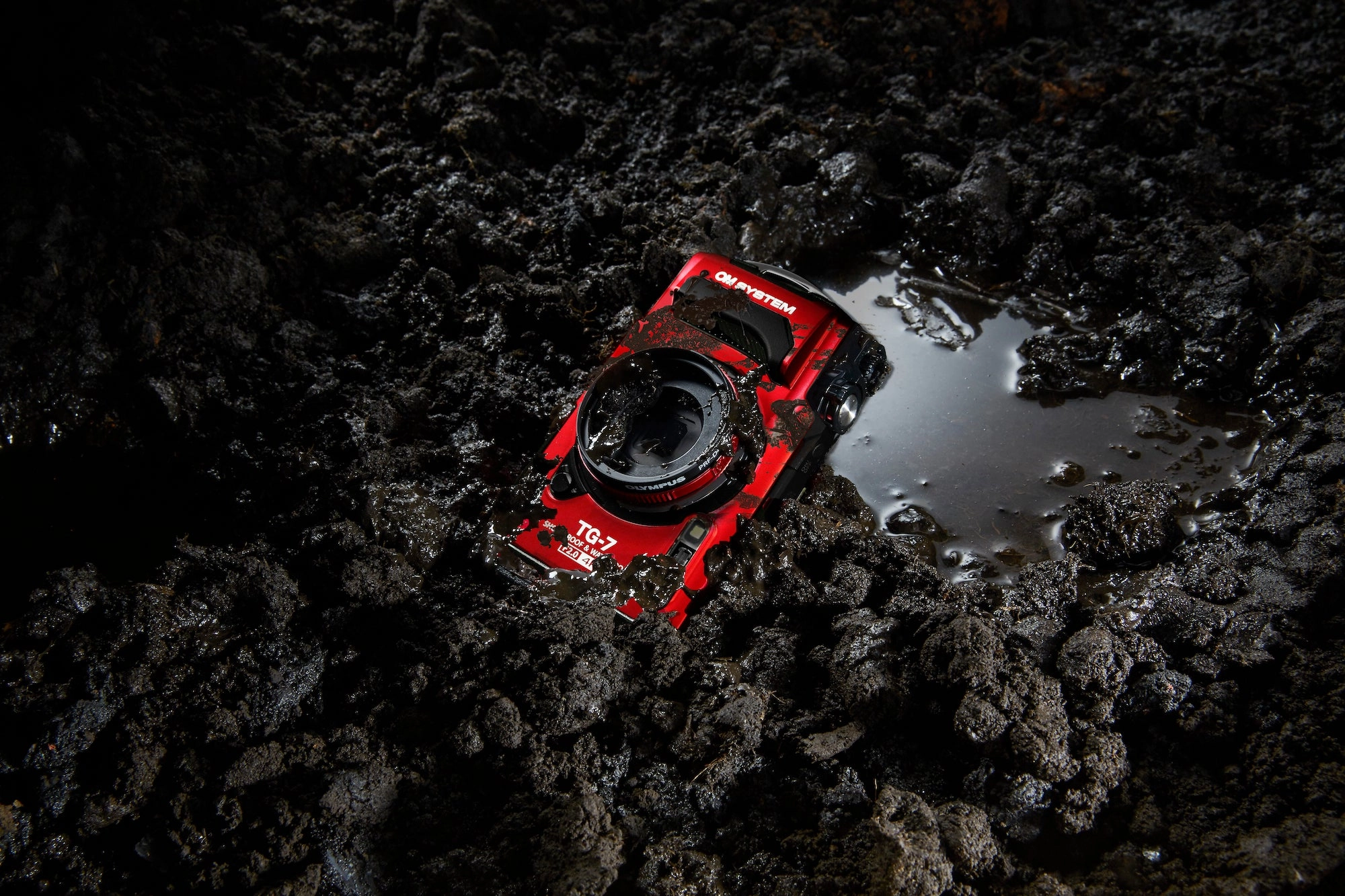 OM System Tough TG-7 Camera - Red